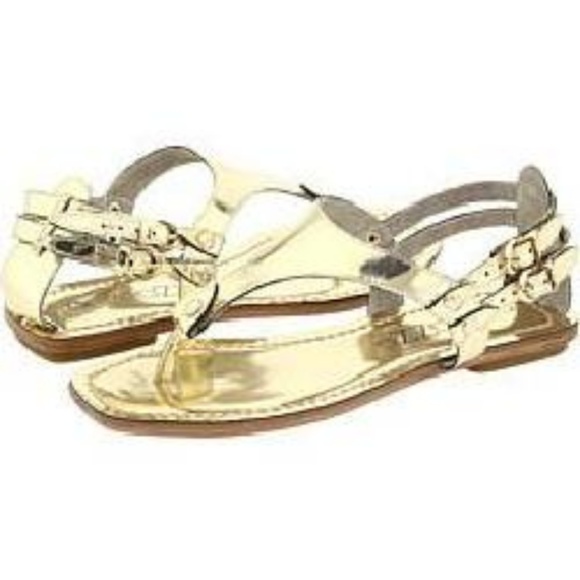 Apepazza Gold Sandals - NEW in Box - Picture 1 of 6